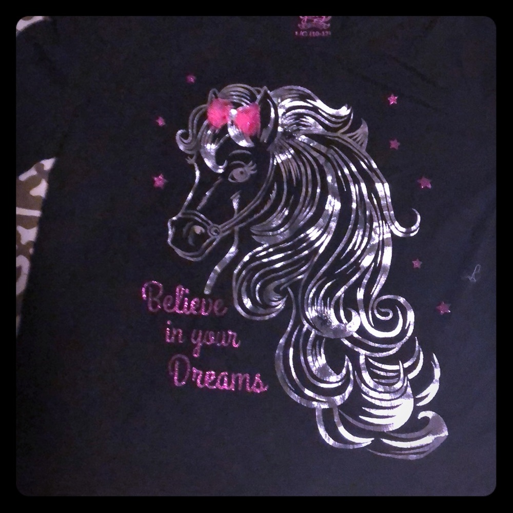 A long sleeved short with a cute pony!!!!!!!!!!!!!